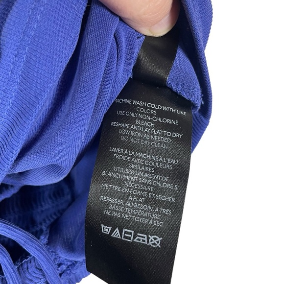 Urban Outfitters UO Tia Halter Cinched Crop Top in Purple Size M - Picture 9 of 13